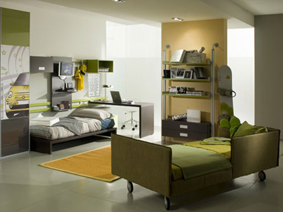 Элегантная комната для мальчугана-ребенка.