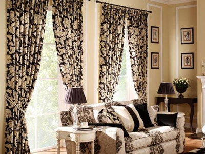 Шторы в современном интерьере.