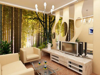 Предпочитаем фотообои.