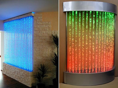 Декоративные фонтаны в интерьере.